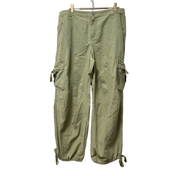 Anthropologie Tactical Utility Cotton Cargo Pants Size 31 Parachute Y2K Gorpcore - Picture 1 of 8